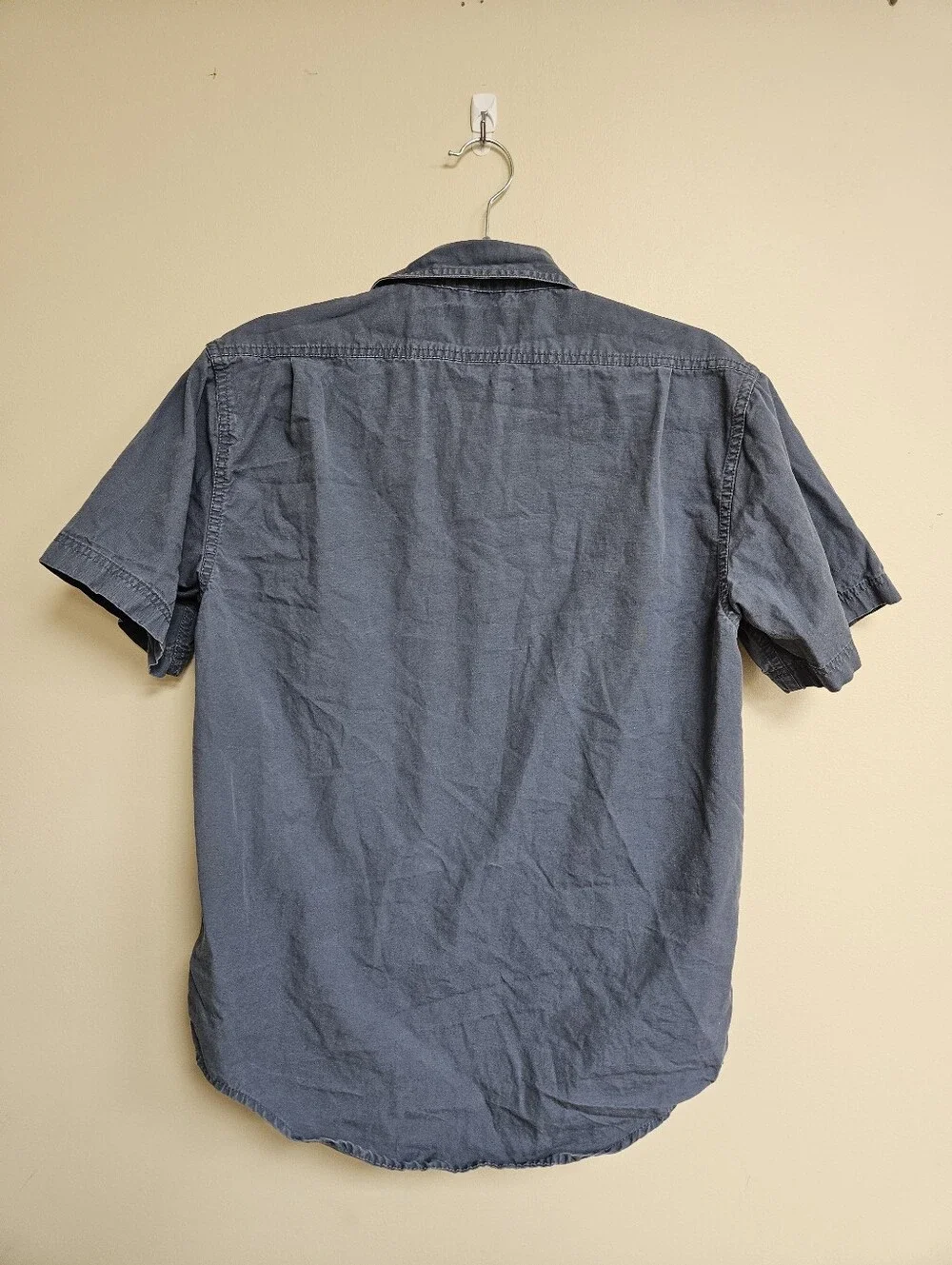 Filson Short Sleeve Field Shirt Button Down Petrol Blue Top Size XS